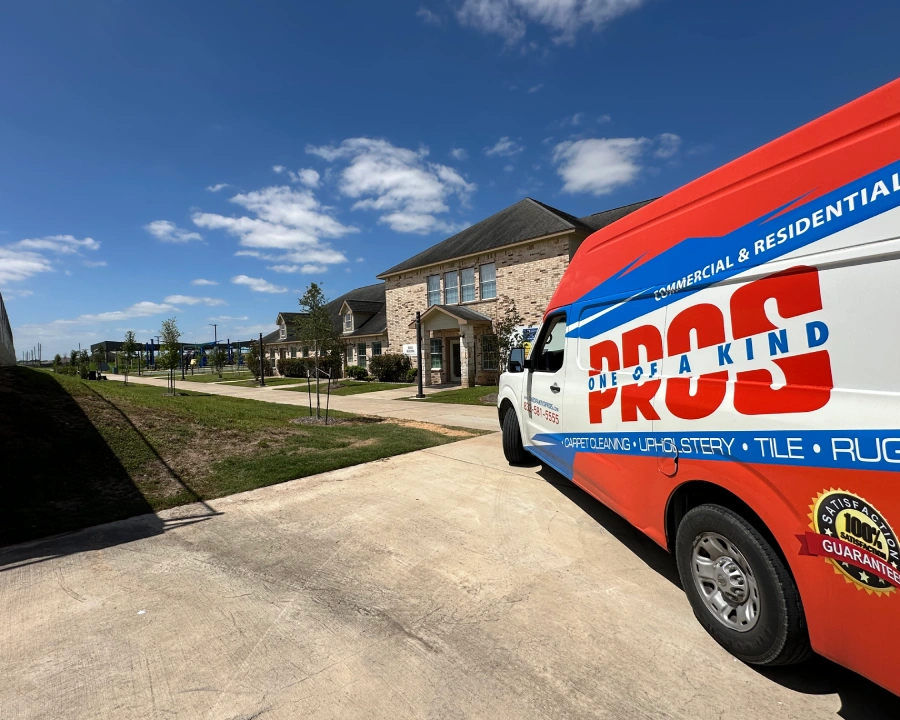 One Of A Kind Pros commercial carpet cleaning service van
